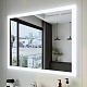 Бриклаер Мебель для ванной Берлин 100 оникс серый с белой ручкой – картинка-37